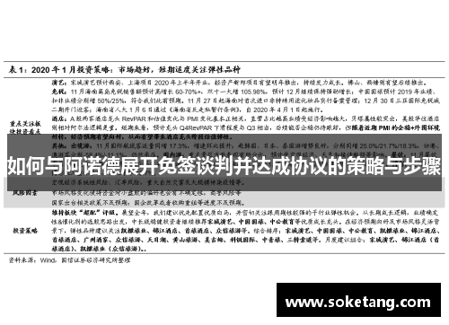 如何与阿诺德展开免签谈判并达成协议的策略与步骤