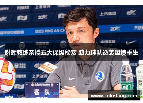 谢晖教练亲授五大保级秘笈 助力球队逆袭困境重生